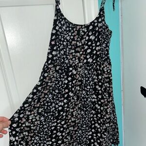 SO Black Dress with Floral Print